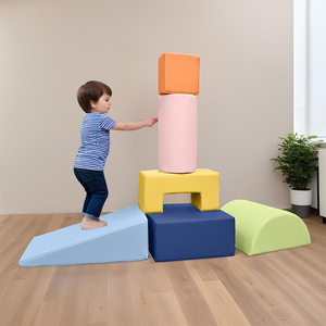 Nuovissimo giocattolo morbido per bambini giocattolo educativo per bambini Soft Building blocchi numerati Set di blocchi sensoriali e Stack - Product Image 3