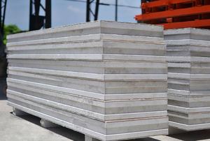 Bê tông đúc sẵn phân vùng nội bộ bảng điều khiển máy móc nhà sản xuất xi măng Trọng lượng nhẹ EPS tấm Tường làm máy - Product Image 4