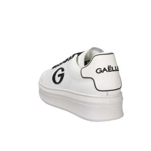 Sneakers Gaelle Paris Donna Blanc Noir Talon de 5 cm Chaussures Chunky - Product Image 6