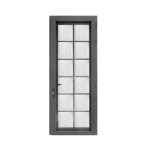वाणिज्यिक एल्यूमीनियम सुरक्षा ख़िड़की दरवाजे एल्यूमीनियम कांच ख़िड़की दरवाजा अपार्टमेंट होटल के लिए ग्लास दरवाजा
