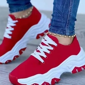 Chaussures de sport respirantes en tissu tissé personnalisées pour femmes, style <span class=keywords><strong>basket</strong></span>-ball, baskets - Product Image 5