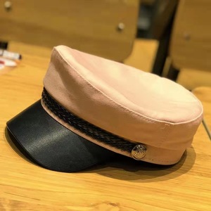 Casquette Béret Newsboy en Cuir PU pour <span class=keywords><strong>Femme</strong></span>, Style Tactique Réglable, Tendance Automne Hiver - Product Image 6