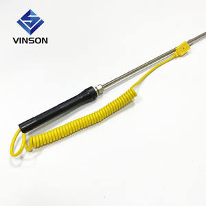 เทอร์โมคัปเปิลชนิด K แบบโค้งงอได้ SUS316 / 304 ความแม่นยำสูง พร้อมขั้วต่อแบบแบนและด้ามจับ - Product Image 3