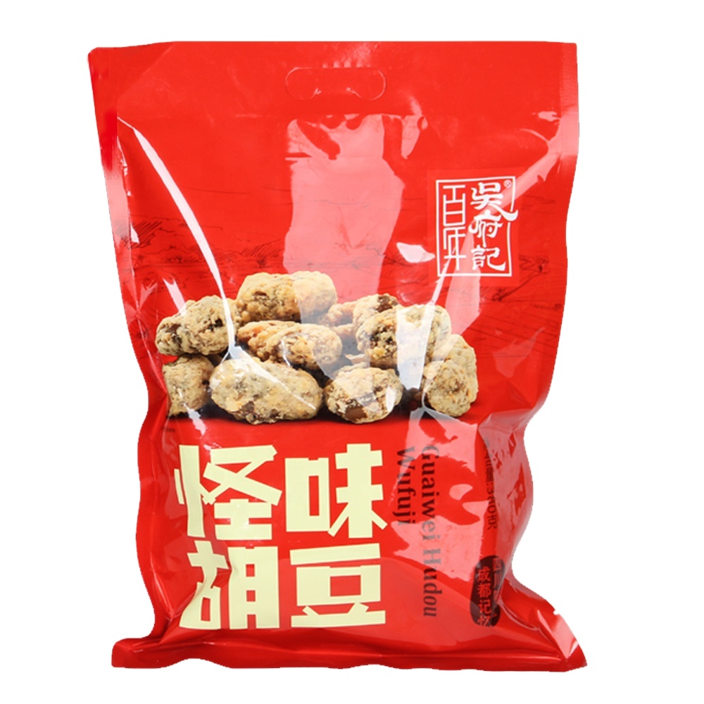 Wufuji китайская Закуска со специями, широкая фасоль 380 г