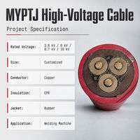 Câble d'alimentation haute tension MYPTJ en cuivre et caoutchouc EPR pour machine à souder