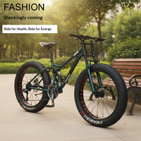 Vélo tout-terrain Tidal Explosions pour adultes, cadre en acier carbone, frein à disque super large 4.0, pour homme et femme, adapté à la plage, à la neige et aux montagnes