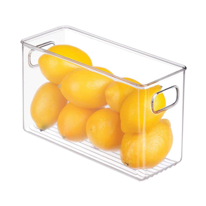 Petits conteneurs d'organisation et de rangement en plastique transparents empilables bacs d'organisation transparents - Product Image 3