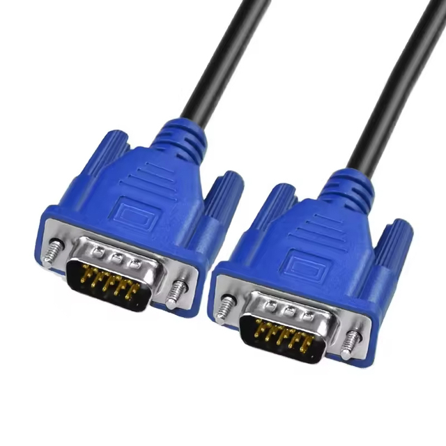 Factory Wholesale 1.5m 1.8m 5M 3+4 15 Pin VGA to VGA Cable Male to Male Video Coaxial Monitor VGA Cable for Computer Laptop TV