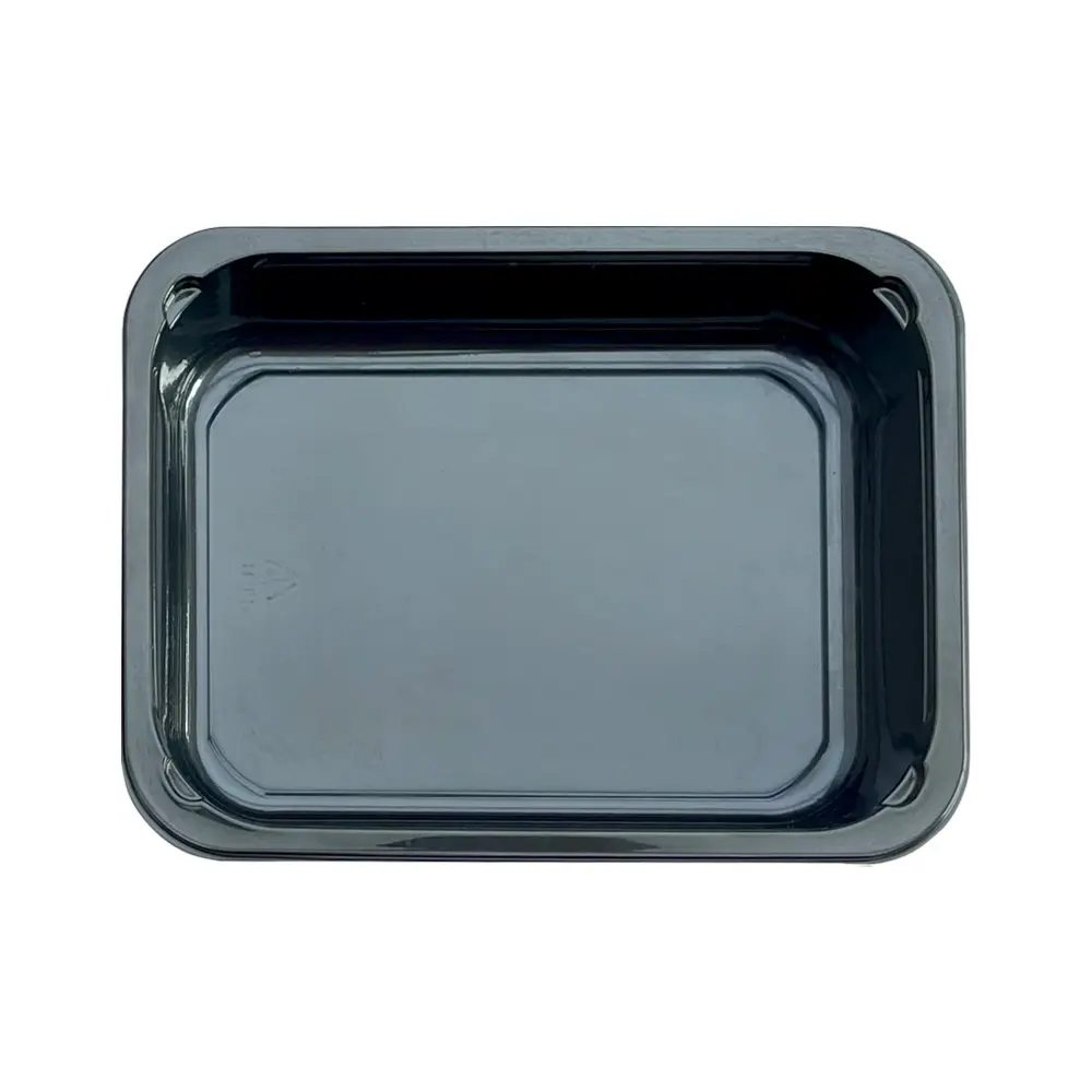 China cpet oven baking tray plastic compartment tray for packaging tray