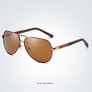 Luxury Classic Custom Designer famosi marchi occhiali da guida in metallo polarizzati occhiali da sole occhiali da sole per uomo <span class=keywords><strong>2022</strong></span> - Product Image 2