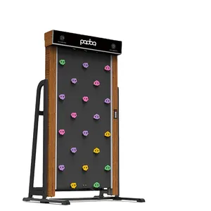innovative design portable laddermill automatic rotating boulder wall intelligent electric rock climbing wall outdoor