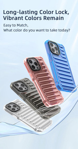 Funda Protectora para Teléfono con Diseño de Lujo, Carga Inalámbrica, Resistente a Golpes, en TPU y PC, con Colores Transparentes para 16/15/<span class=keywords><strong>14</strong></span>/13 - Product Image 5