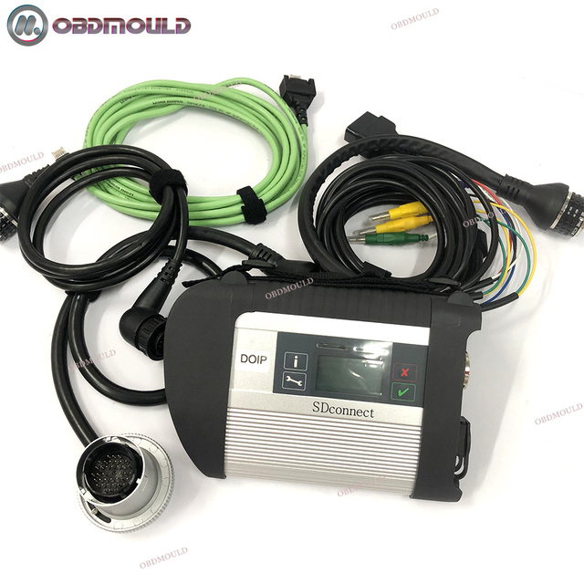 MB STAR C4 Xentry Das Wis Epc SD Connect Compact C4 Full Chip Car Truck Multiplexer For Benz C4 Diagnostic Tool