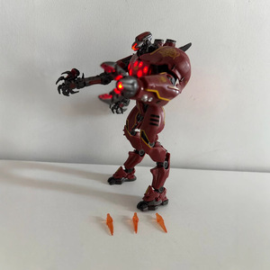 NECA pour <span class=keywords><strong>Storm</strong></span> Red Mecha Robots Luminous Edition PVC Joint Movable Hand-made Model Tide Play Toy - Product Image 5