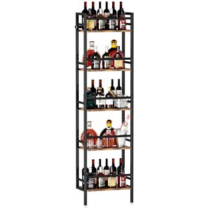 <span class=keywords><strong>Portabottiglie</strong></span> da Vino a 5 Livelli Autoportante o da Parete, Espositore per Bottiglie, Scaffale Organizzatore, Pallet Racking - Product Image 3