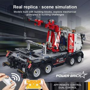 Moule roi 15027 938 pièces ingénierie série RC dépanneuse voiture bloc de construction modèle technique éducatif <span class=keywords><strong>jouet</strong></span> Festival cadeau - Product Image 5