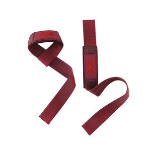 Wholesale Adjustable Deadlift Wrist Wraps Custom Logo Anime Berserk Weight Lifting Straps Neoprene for Fitness Enthusiasts - Product Image 5