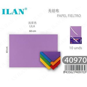 Lámina de Fieltro Ilan 40x60 cm Color Lila Claro, Materiales para Manualidades - Product Image 3