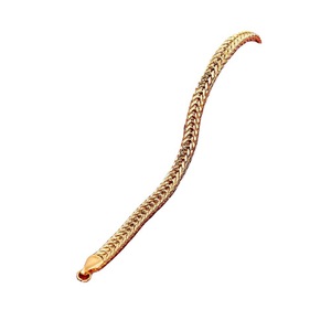 Pulsera Jianai Chapada en Oro de 18K, Cadena de 6MM para Hombre, Joyería, Regalo - Product Image 5