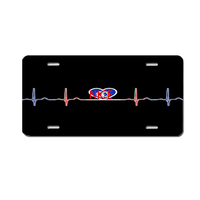 Plaque d'immatriculation personnalisée en métal Saipan, résistante aux intempéries, pour SUV, pick-up, camping-car, fourgonnette, décoration murale, cadeau pour club automobile