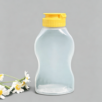 Bouteille vide en PE de 220 ml de qualité alimentaire pour mayonnaise, vinaigrette, sauce chili, ketchup, sauce BBQ piquante, condiment, sauce à presser
