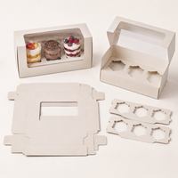 Boîtes carrées personnalisées imprimées sur mesure pour gâteaux, emballages alimentaires sécurisés pour boulangeries et mariages