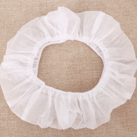 Pack de voyage imperméable pliant non-tissé housses de siège de toilette jetables avec couleur et logo personnalisés commodités de l'hôtel