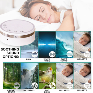 Máquina <span class=keywords><strong>de</strong></span> Sonido <span class=keywords><strong>de</strong></span> Ruido Blanco Marrón y Rosa con Temporizador <span class=keywords><strong>de</strong></span> Apagado Automático, Dispositivo <span class=keywords><strong>de</strong></span> Sonidos Relajantes <span class=keywords><strong>de</strong></span> la Naturaleza <span class=keywords><strong>para</strong></span> el Hogar, la Oficina, Viajes y Terapia, con Memoria y Woofer - Product Image 5