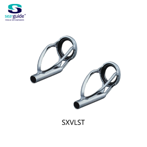 Anilla de Guía Seaguide <span class=keywords><strong>XVT</strong></span> SIC, Anilla Superior con Marco de Acero Inoxidable, Diseño Prensado de Profundidad, Sin Enredos, para Caña de Pescar - Product Image 1