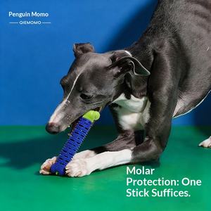 Juguete Masticable de Goma con Forma de Hueso para Perros, Cepillo de Dientes Duradero, Libre de BPA, de Goma Resistente para Limpieza Dental con Ranuras Integradas, Empaquetado en Bolsas - Product Image 1