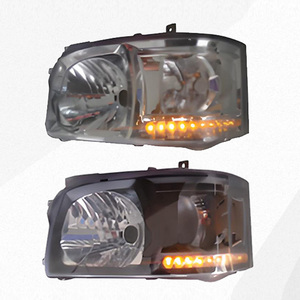 工場価格2005年以降通勤バンミニバスアクセサリートヨタハイエースLEDブラックフロントヘッドライト用 - Product Image 5