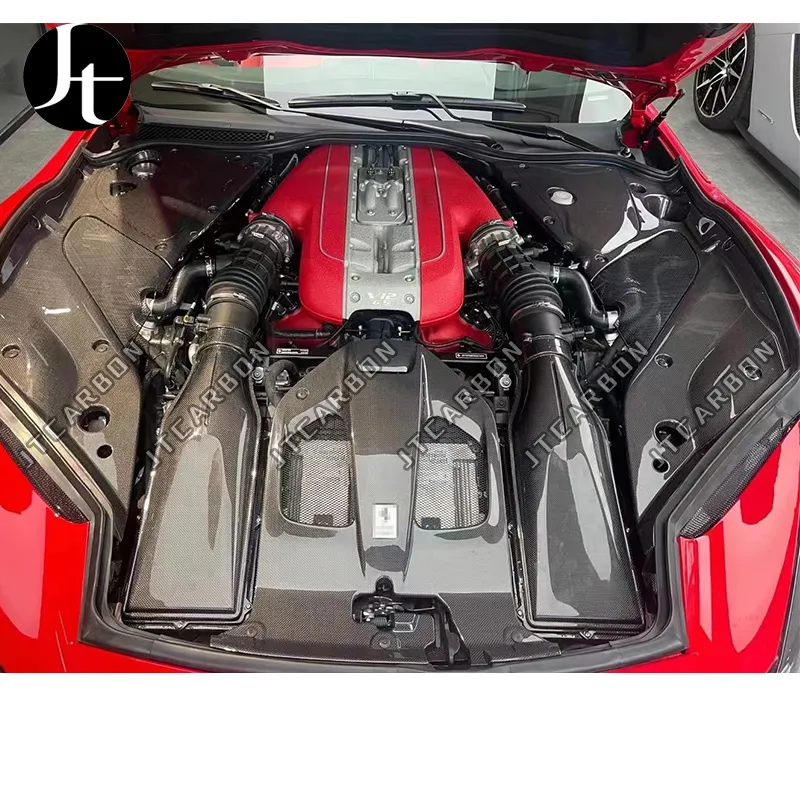 Pannello cofano motore auto adatto per ferrari 812 stile OEM copertura motore in fibra di carbonio a secco finiture interne 2017-2020