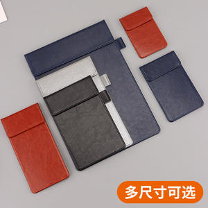 แฟ้มเมนูหนังสีแดงขนาด A4 แบบคลิปเดี่ยว สำหรับบริการร้านอาหาร โรงแรม พร้อมกระดานเขียน  รับทำโลโก้ ของขวัญทางธุรกิจ - Product Image 5