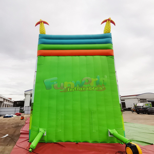Double sided kids outdoor party jumpers bounce house <b>large</b> bouncy castle toboggan gonflable inflatable safari <b>slide</b> - Product Image 5