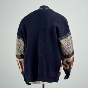 Nouveau <span class=keywords><strong>Cardigan</strong></span> <span class=keywords><strong>Homme</strong></span> 2026 Style <span class=keywords><strong>Vintage</strong></span> Broderie Lettres, <span class=keywords><strong>Cardigan</strong></span> Tendance Streetwear avec Logo Personnalisé OEM, Pull <span class=keywords><strong>Homme</strong></span> - Product Image 3