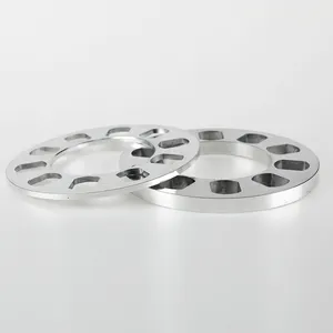 auto mobile performance aluminum wheel spacers die casting polishing surface brake