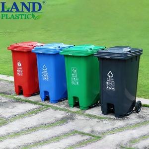 Contenedor de Basura con Pedal de 240L, HDPE de Alta Resistencia, con Ruedas, Material 100% Virgen, Rueda y Eje Personalizables para Uso Comercial en Exteriores - Product Image 5