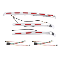 Garniture de décoration de coffre lumière LED pour Honda Goldwing GL1800 2001 2002 2003 2004 2005 2006 2007 2008 2009 2010 2011 moto