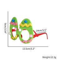 Nouvelles lunettes amusantes en forme de lapin et de poussin pour la décoration de fête de Pâques