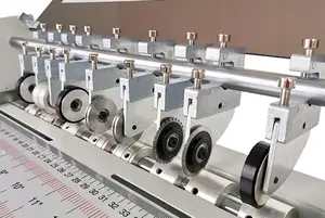 SH500 Elektrische Multi Functie Papier Kreuken Machine Met Perforeren/Snijden