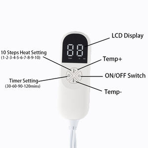 Portable Household Electric <b>Heating</b> <b>Pad</b> Wire 230V 60W Auto Shut 10 Steps Temperature Setting for <b>Neck</b> <b>Shoulder</b> Pain Relief - Product Image 4