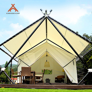Tenda da Campeggio di Lusso Kawagebo Kamp (KK) per 5-8 Persone, Stile Hotel in Oxford 900D, per Famiglie, Glamping, Campeggio e Safari - Product Image 3