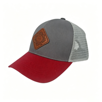Casquette de camionneur WECONDO de haute qualité, vintage, sportive, avec logo personnalisé, broderie 3D, tissu sergé, respirante, en coton gris, unisexe, adulte