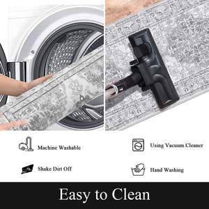 80x240cm tapis de couloir tapis de blanchisserie de ferme vintage tapis de <span class=keywords><strong>machine</strong></span> <span class=keywords><strong>à</strong></span> <span class=keywords><strong>laver</strong></span> tapis de zone tapis antidérapant lavable chemin d'entrée - Product Image 6