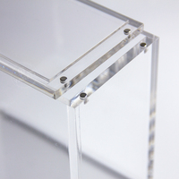 Boîte de présentation YAGELI en acrylique de qualité supérieure avec couvercle magnétique, personnalisable et durable, 100 pièces, fabriquée en Chine