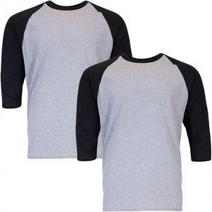 Camiseta de Hombre Personalizada, 100% Algodón, de Alta Calidad, Estilo Vintage, Hombros Caídos, Talla Grande, LS-1803 - Product Image 3