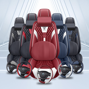 Set Coprisedili <span class=keywords><strong>Auto</strong></span> Lusso Tough Ride in Pelle, Protezione Completa, Adatti a Tutte le Stagioni, Compatibili con la Maggior Parte dei Modelli di Veicoli - Product Image 3