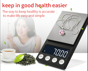 हॉट सेलिंग होलसेल डिजिटल मिनी पॉकेट स्केल 0.01 ग्राम पोर्टेबल एलसीडी बैलेंस इलेक्ट्रॉनिक ज्वेलरी वेट स्केल - Product Image 2