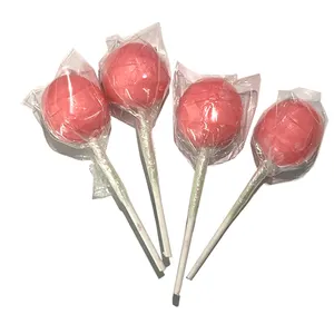 Candy Suppliers Confectionery Direct Sale Lollipop Sticks Popular Fruity Colorful Ball Lollipop