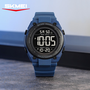 Skmei Digital Watch Men Tpu Strap 5Bar Waterproof Dual Time Zone Sports Watch With Luminous Display And Countdown Function - Product Image 1
